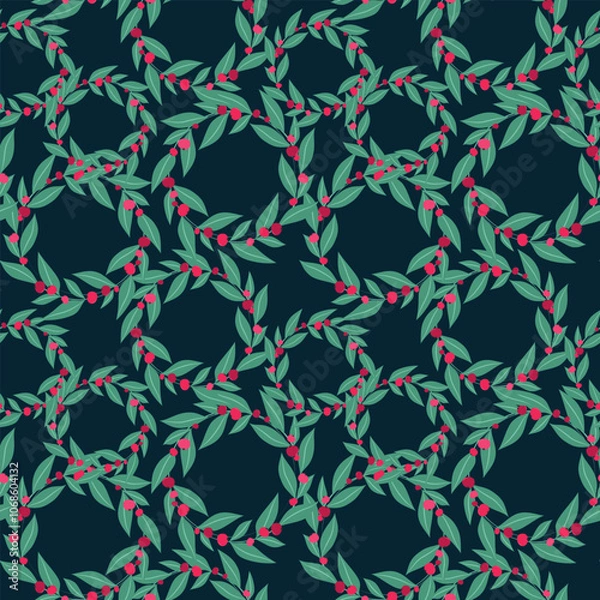 Obraz Christmas wreaths for your design