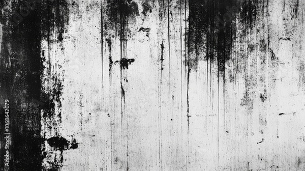 Fototapeta Imagine a gritty black surface like a weathered chalkboard, with dust and scratches, creating a striking grunge effect perfect for artistic designs or an intriguing, attentioncaptivating background