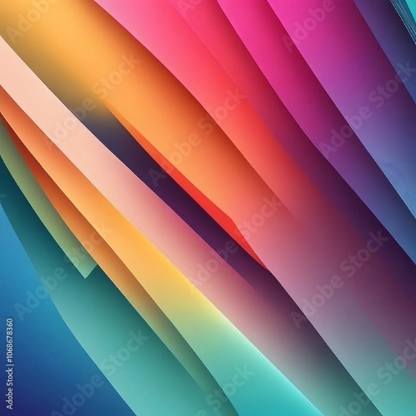 Fototapeta graphic 2d colorful wallpaper with grainy gradients