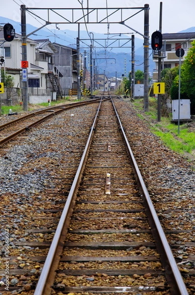 Fototapeta 線路は続く