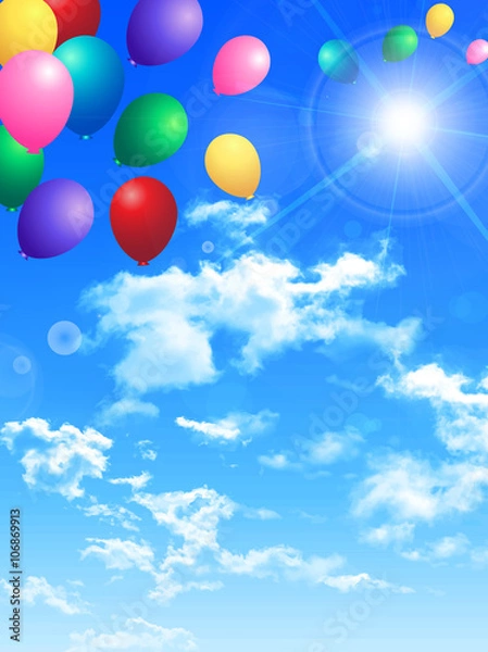 Fototapeta 風景　空　風景　背景