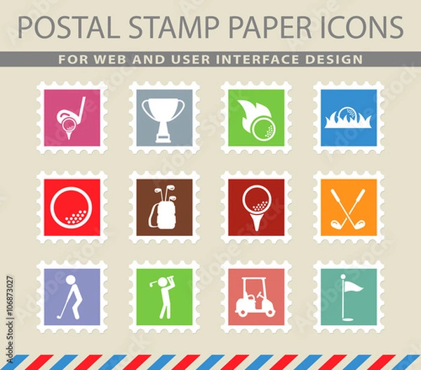 Obraz Golf simply icons