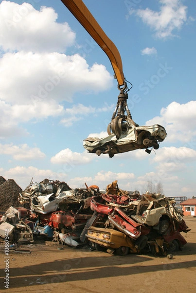 Obraz recycling metal