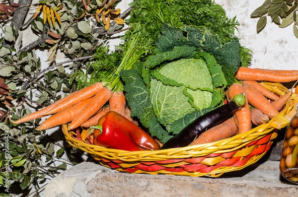 Obraz Cesto di verdure