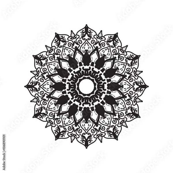Fototapeta Mandalas for coloring book.
