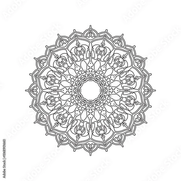 Obraz Mandalas for coloring book.