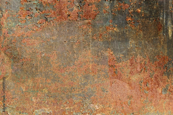 Fototapeta Rust metal texture background