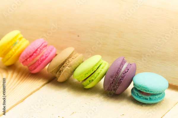 Obraz Macaroon is sweet meringue-based