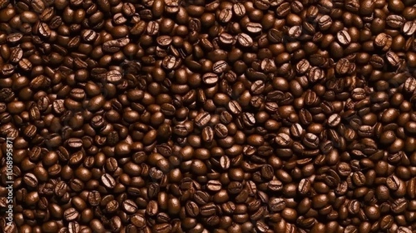 Fototapeta Assortment of Coffee Beans from Around the World