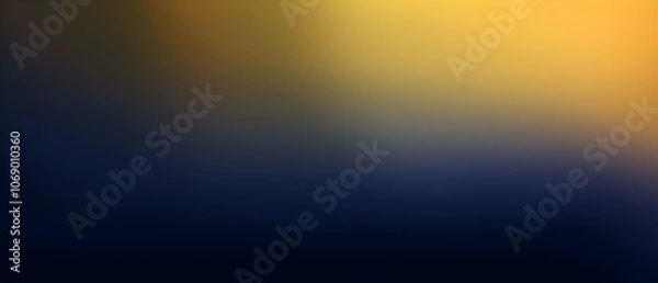 Fototapeta Blurred gradient Navy to Gold background