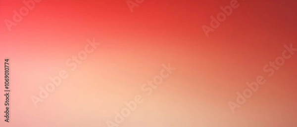 Fototapeta Blurred gradient Red to Beige background