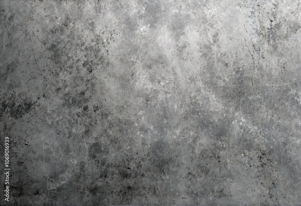 Fototapeta Uneven tonal dark gray background with numerous scratches, dirt and cracks