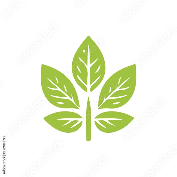 Fototapeta Unique Leaf Logo