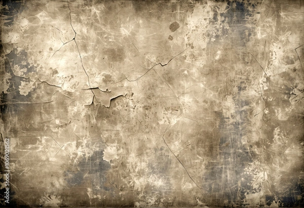 Fototapeta Uneven tonal dark gray background with numerous scratches, blemishes, dirt and cracks