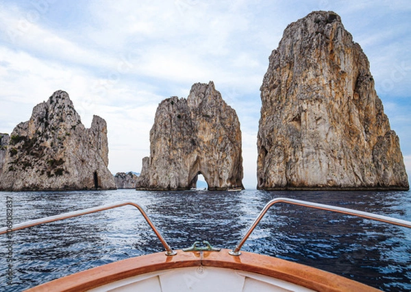 Obraz boat in capri