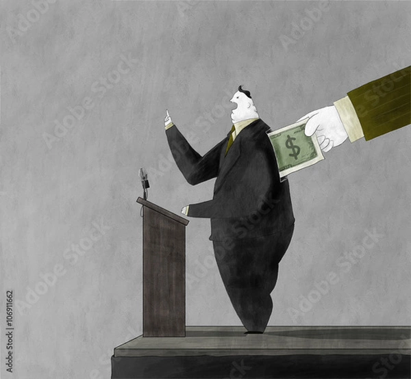 Obraz Wynajem polityków