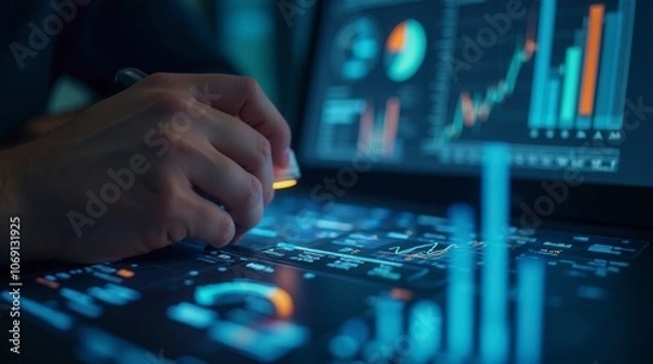 Fototapeta Data Science for Business Intelligence Analysts Creating Dashboards and Reports for Actionable Insights