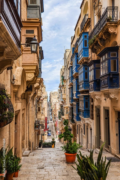 Obraz street in the town