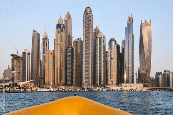 Obraz skyline by boat