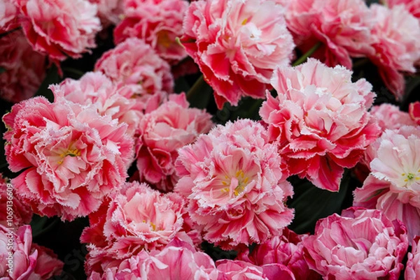 Obraz double tulip blooms