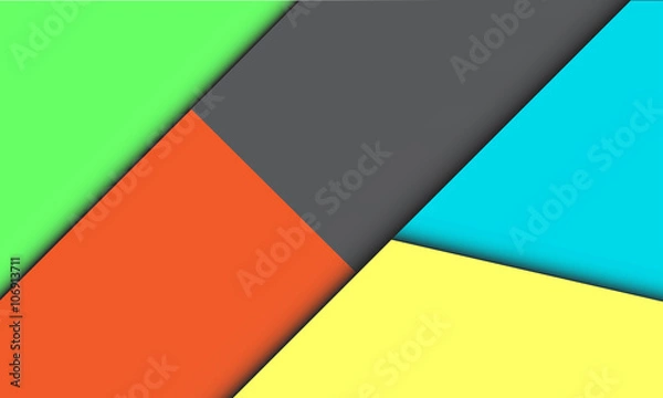Fototapeta Unusual modern material design background. Widescreen.