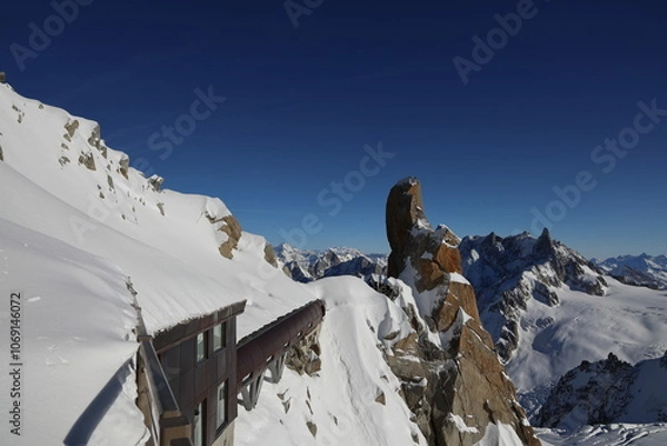 Obraz ski resort in winter