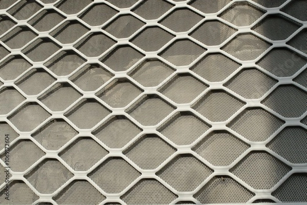 Obraz metal grid pattern