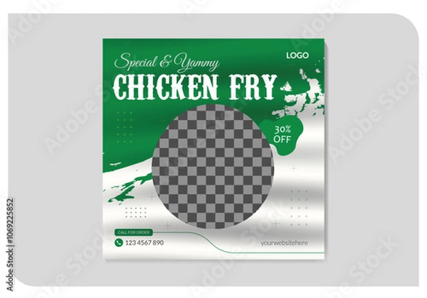 Fototapeta Digital business marketing social media post & web banner bundle 