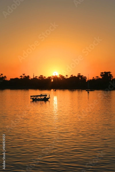 Fototapeta Nile sunset