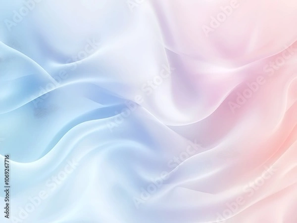 Fototapeta Abstract Pastel Swirls and Waves