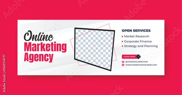 Obraz Digital agency cover design 