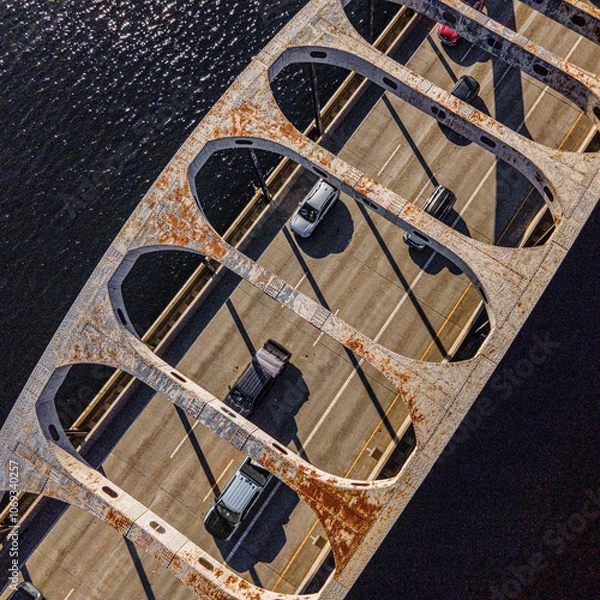 Obraz Highway Bridge from Above