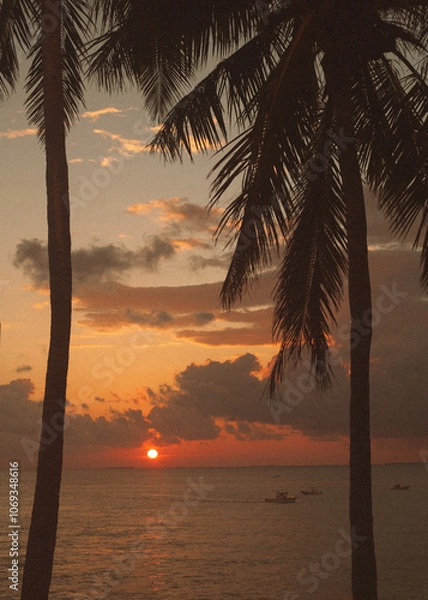 Obraz sunset on the beach