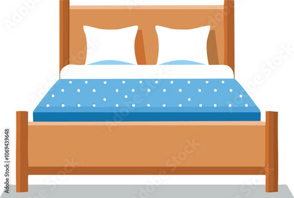 Obraz bed in bedroom