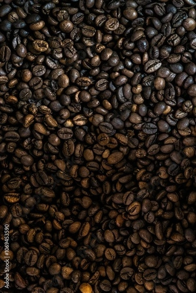 Fototapeta coffee beans background