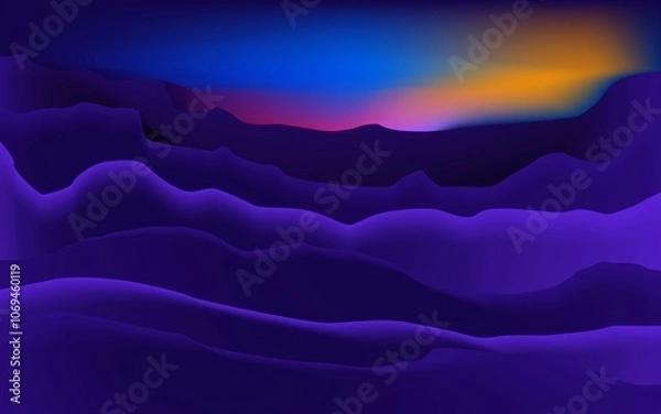 Obraz blue sky and clouds