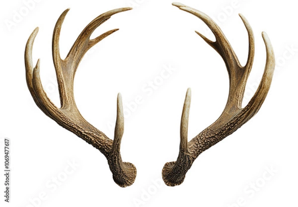 Obraz Close-up of a Pair of Deer Antlers - Wildlife Photography