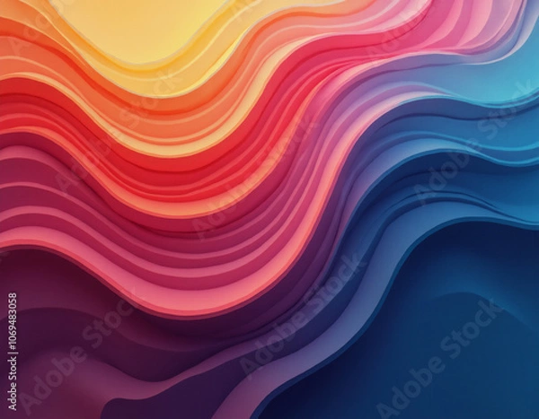 Fototapeta Abstract concept. Generative ai.