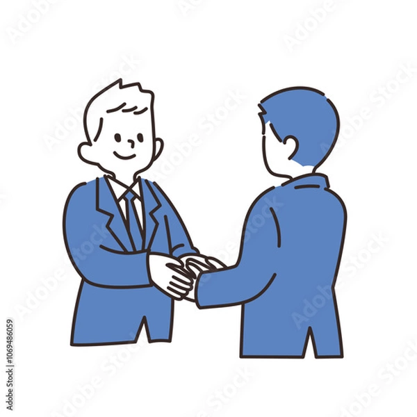 Fototapeta サラリーマン　握手