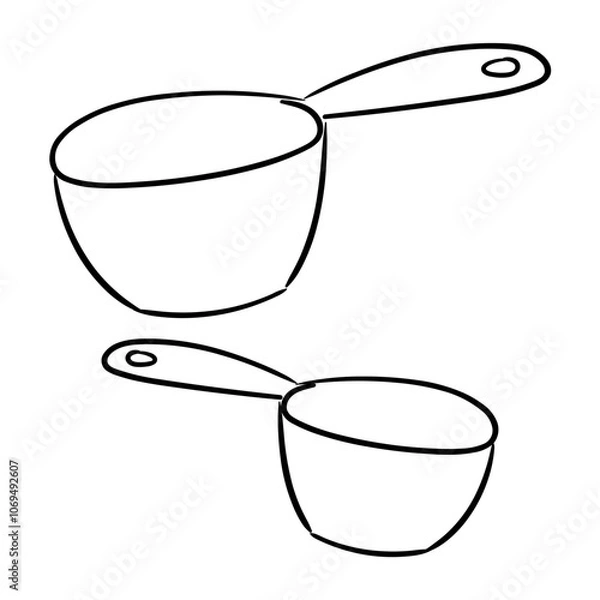 Fototapeta Measuring cups