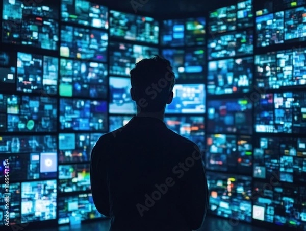 Fototapeta High-Tech Surveillance