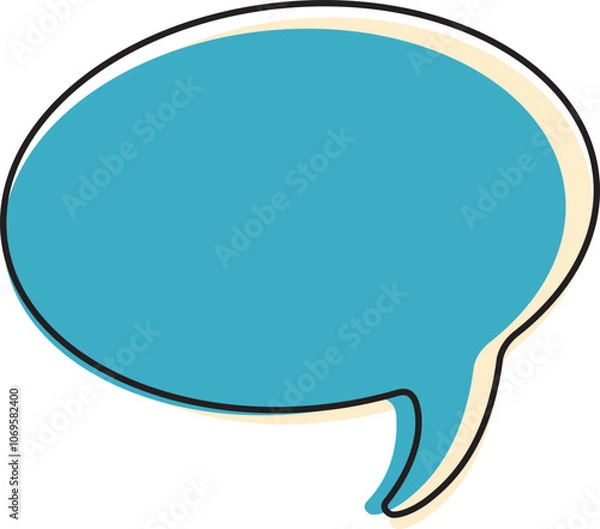 Obraz 심플한 대화 말풍선 아이콘 일러스트