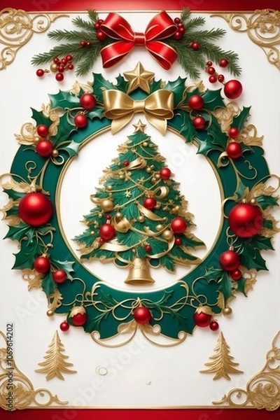 Obraz Festive Christmas Decor