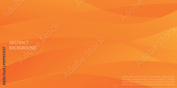 Fototapeta Abstract Background Orange wave for wallpaper, backdrop, etc. EPS10 vector