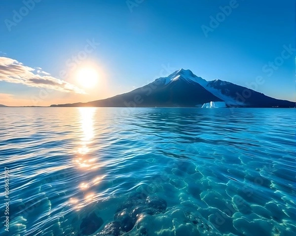 Obraz sunset over the sea