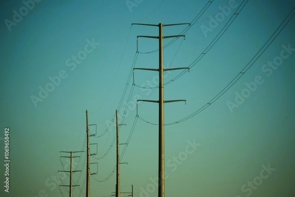 Obraz voltage power lines