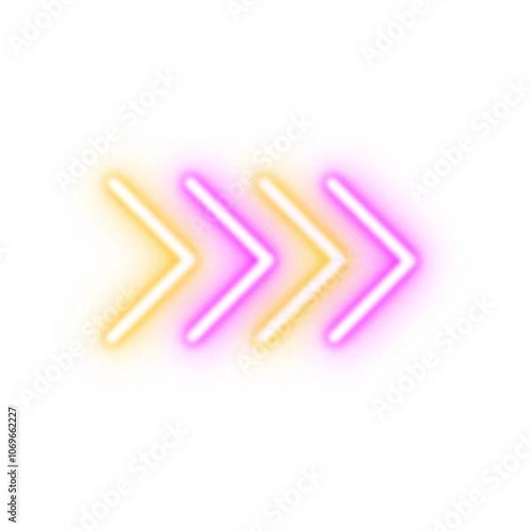 Obraz neon sign element