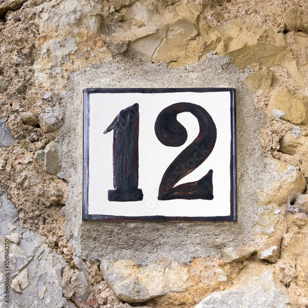 Fototapeta Number 12