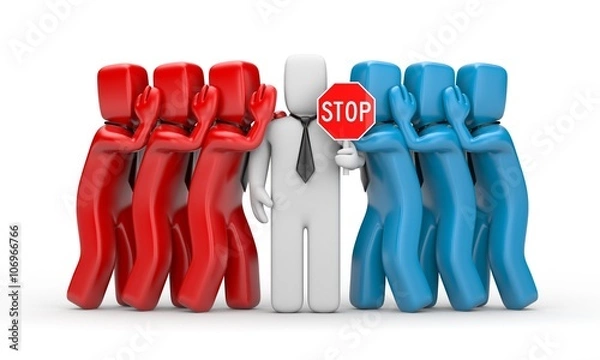 Obraz Stop the gossip