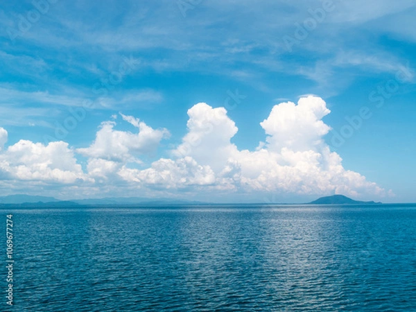 Obraz Beautiful white clouds